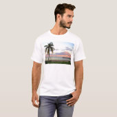Lauderdale-durch-d-Meer, Florida Sonnenuntergang T-Shirt (Vorne ganz)