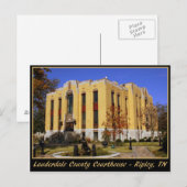 Lauderdale Landkreis Courthouse - Ripley, TN Postkarte (Vorne/Hinten)