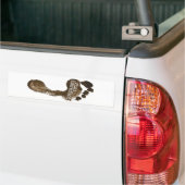 Lauf barfuß autoaufkleber (Auf Lkw)