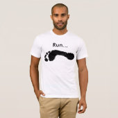 Lauf barfuß T-Shirt (Vorne ganz)