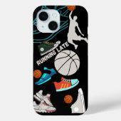 Lauf, Basketball der Sneakers Case-Mate iPhone Hülle (Rückseite)