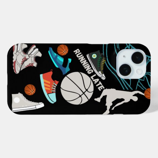 Lauf, Basketball der Sneakers Case-Mate iPhone Hülle (Rückseite (Horizontal))