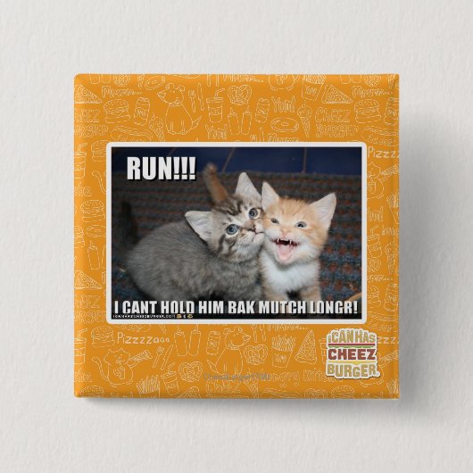 LAUF!!! BUTTON (Vorderseite)