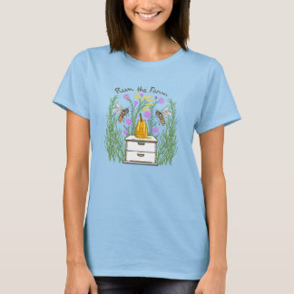 Lauf das Farm-Bienenstock-Shirt T-Shirt