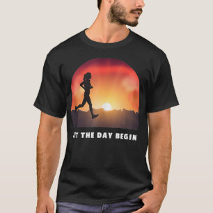 Lauf des Motivationsgeschenks Läufer zum Marathon T-Shirt