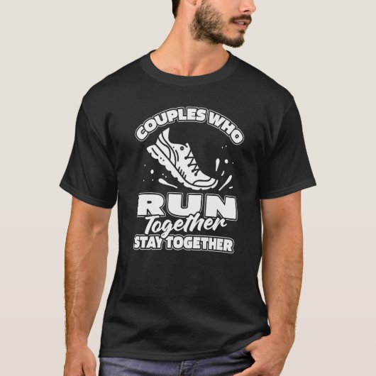 Lauf eines Läufers für mehrere Jogger Joggen T-Shirt (Vorderseite)