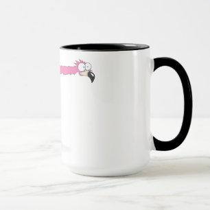Lauf entlang Flamingo Tasse