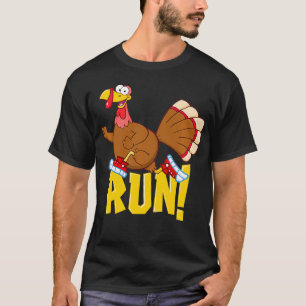 Lauf Funny Erntedank Lauf 5k Race Türkei Trot T-Shirt