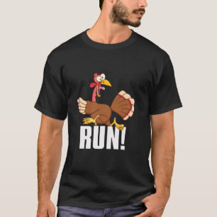 Lauf Funny Erntedank Lauf 5k Race Türkei Trot T-Shirt