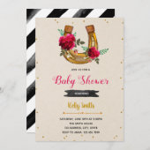 Lauf für die Party Einladung der Rose (Vorne/Hinten)