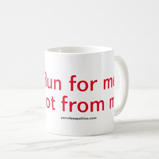 Lauf für mich kaffeetasse (VorderseiteRechts)