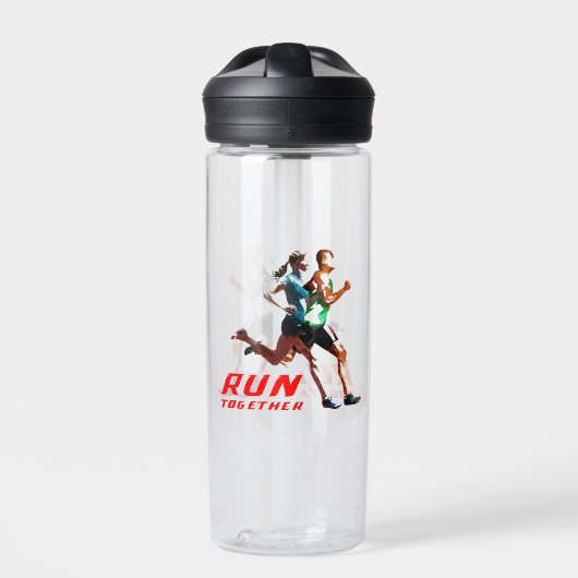 Lauf gemeinsam trinkflasche (Vorderseite)