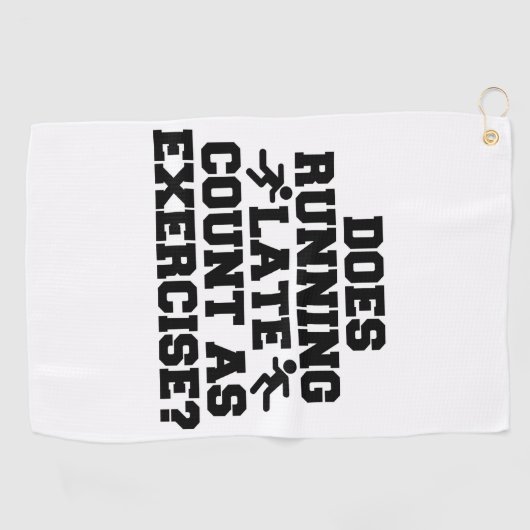 Lauf Golfhandtuch (Horizontal)