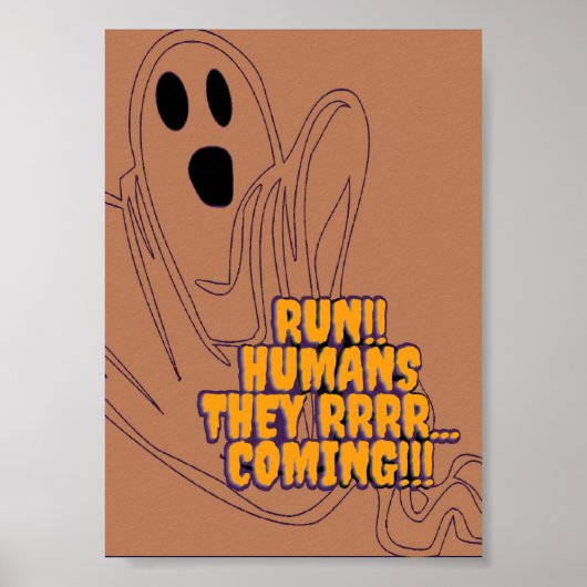 Lauf! Halloween Poster (Vorne)