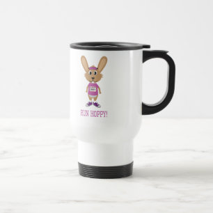 Lauf Hoppy! Bunny Runner in Rosa Reisebecher