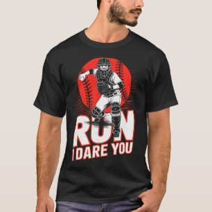 Lauf ich wage dich Fänger lustig Fänger Quo T-Shirt
