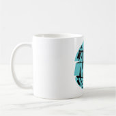 Lauf ist mein Cardio Kaffeetasse (Links)