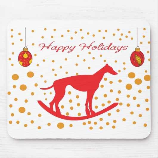 Lauf kostenlos - Rett die Windhunde! Mousepad (Vorne)