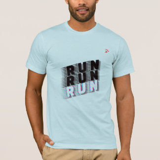 LAUF LAUF LAUF Herren-Gym-Motivations-T-Shirt T-Shirt