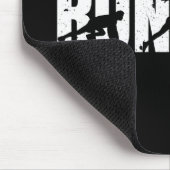 Lauf| Läufer| Marathon Mousepad (Ecke)