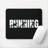 Lauf| Läufer| Marathon Mousepad (Mit Mouse)