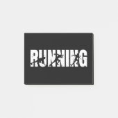 Lauf| Läufer| Marathon Post-it Klebezettel (Vorderseite)