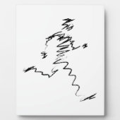 Lauf, Läufer, Triathleten Fotoplatte (Vorderseite)