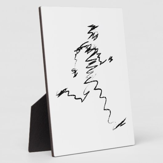 Lauf, Läufer, Triathleten Fotoplatte (Seite)