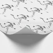 Lauf, Läufer, Triathleten Geschenkpapier (Ecke)