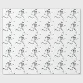 Lauf, Läufer, Triathleten Geschenkpapier (Flach)