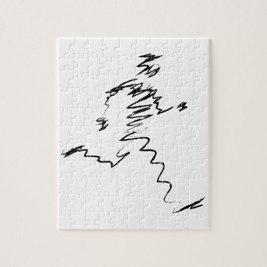 Lauf, Läufer, Triathleten Puzzle (Vertikal)