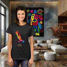 Lauf laute bunte High Heel Modeillustration