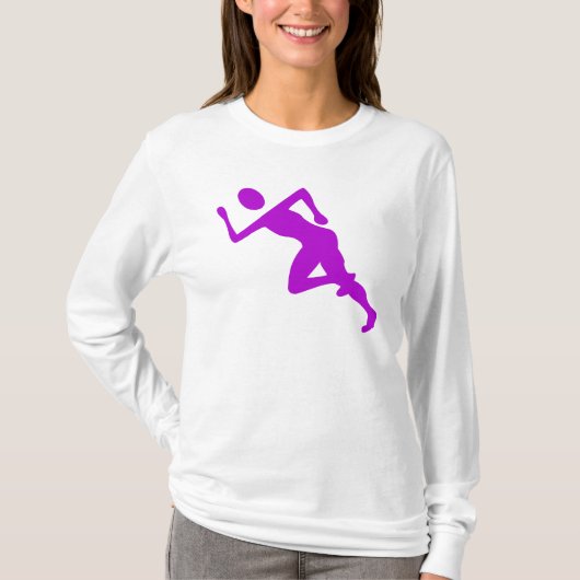 Lauf - Lila T-Shirt (Vorderseite)