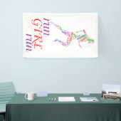 Lauf Mädchen, renne Banner (Messeveranstaltung)