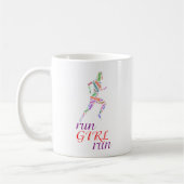 Lauf Mädchen, renne Kaffeetasse (Links)