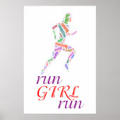 Lauf Mädchen, renne Poster (Vorne)