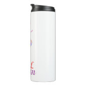 Lauf Mädchen, renne Thermosbecher (Nach rechts gedreht)