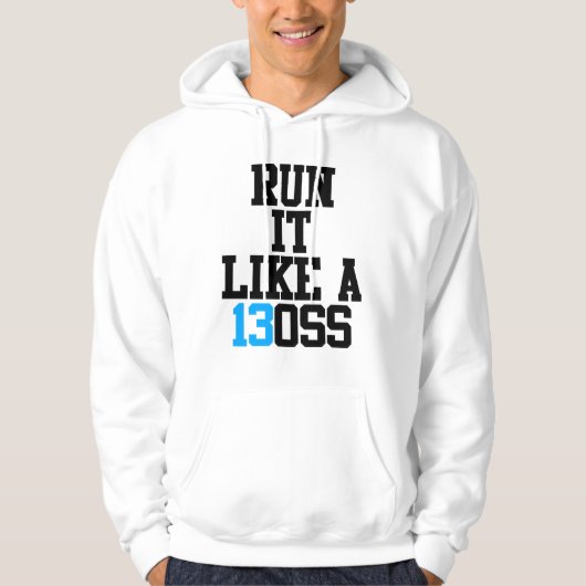 LAUF MAG ES A 13OSS HOODIE (Vorderseite)
