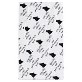 Lauf mit Wölfen und Ihnen lernt zu heulen Kleine Geschenktüte (Rückseite)