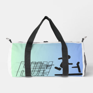 "Lauf" Motivierend – Stylischer Sportbeutel Duffle Bag