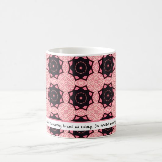 Lauf nicht auf FUMES | ROSE Kaffeetasse (Mittel)