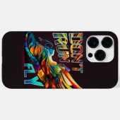 Lauf nicht, Fly | Neon Running Schuh Case-Mate iPhone Hülle (Rückseite (Horizontal))