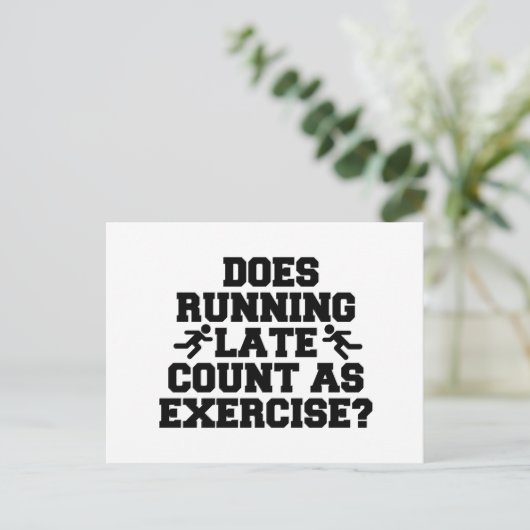 Lauf Postkarte (Stehend Vorderseite)