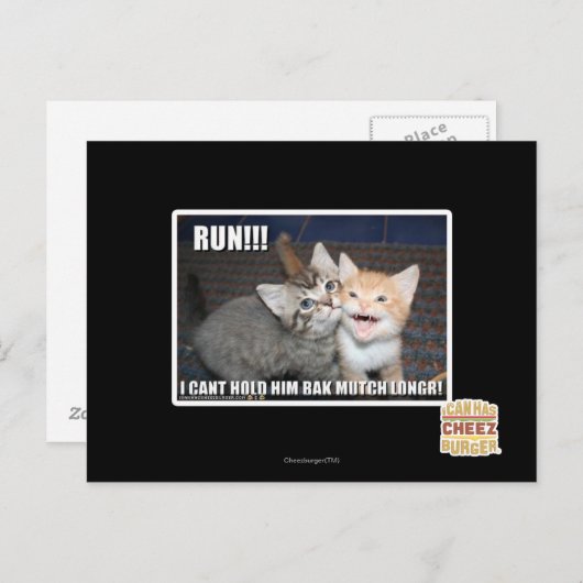 LAUF!!! POSTKARTE (Vorne/Hinten)