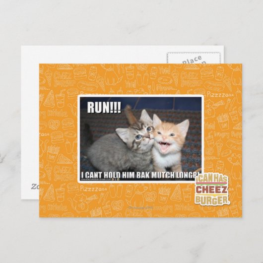 LAUF!!! POSTKARTE (Vorne/Hinten)