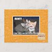 LAUF!!! POSTKARTE (Vorderseite)