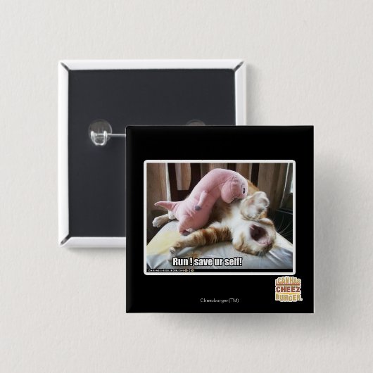 Lauf! Rett dich selbst! Button (Vorne & Hinten)