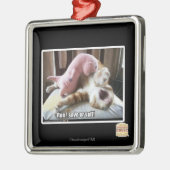 Lauf! Rett dich selbst! Ornament Aus Metall (Links)