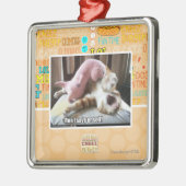 Lauf! Retten Sie ur Selbst! Silbernes Ornament (Links)