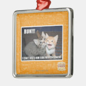 LAUF!!! SILBERNES ORNAMENT (Links)